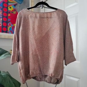 NWT Joie Silk Boatneck Blouse